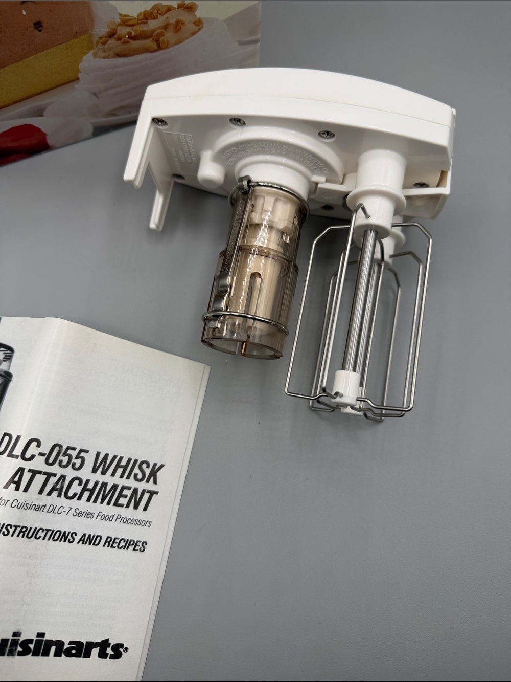 Cuisinart DLC-055 Series Food Processor Whisk Attachment